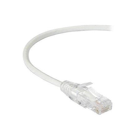 BLACK BOX Black Box C6PC28-WH-04 4 ft. Slim Net CAT6 Patch UTP Network Cable; White C6PC28-WH-04